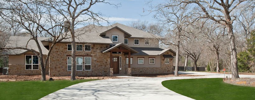 Frotn Elevation Post Oak Home | Sterling Brook Custom Homes | DFW Custom Home Builder