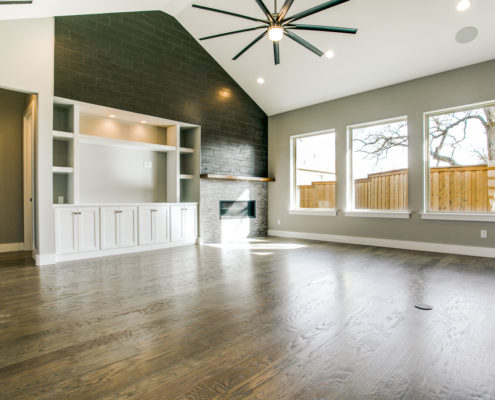 Highland Oaks Living Space | Sterling Brook Custom Homes | DFW Custom Home Builder