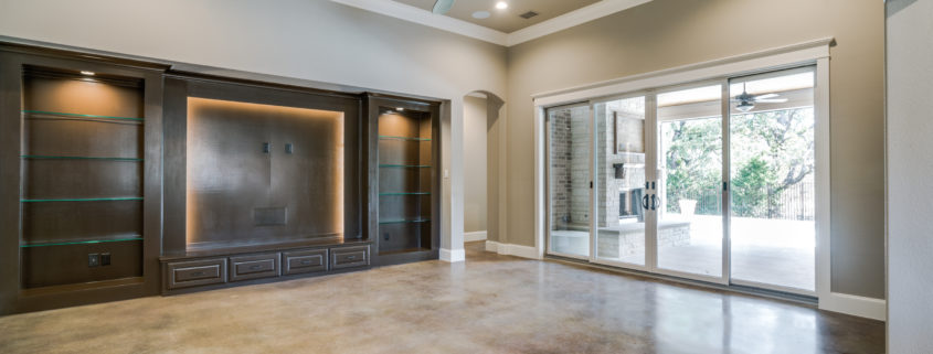 Modern Style Living Room | Sterling Brook Custom Homes | DFW Custom Home Builder