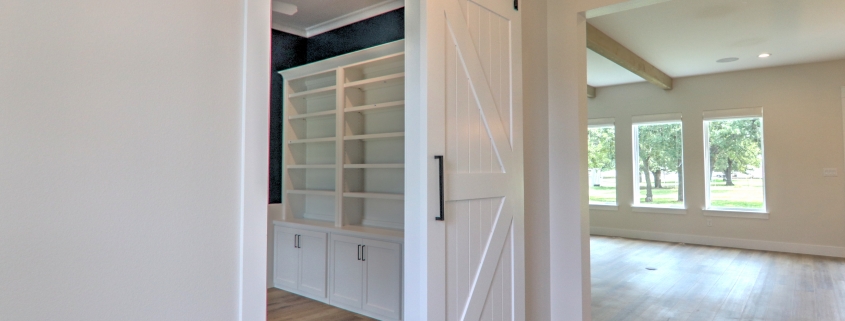 High Trail Barn Door | Sterling Brook Custom Homes | North Texas Custom Home Builder